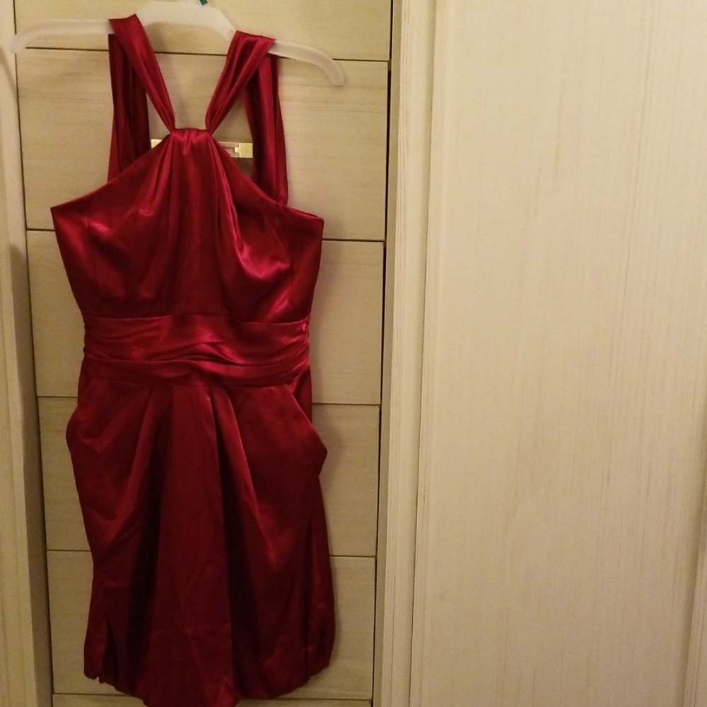 David's Bridal Knee Length Dress